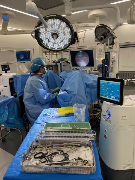 Holmium laser theatre equipment overview