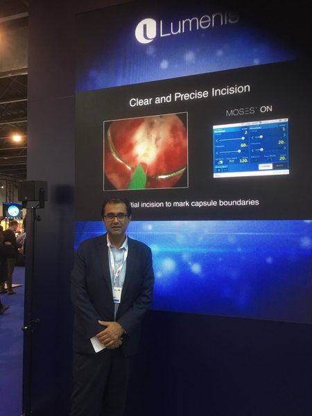 Lumenis MOSES holmium laser display